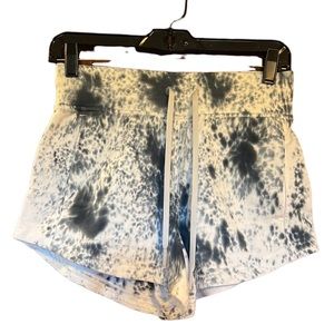 Lululemon Inner Glow Short 3" Terry - Marble Dye Classic Navy - new no tags